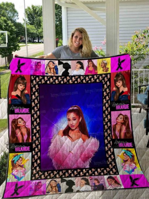 ariana grande illus quilt blanket44190