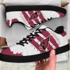 arizona cardinals red black stripes stan smith low top shoes 3