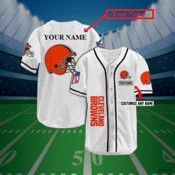 Cleveland Browns 1 3D Baseball Jersey TS20
