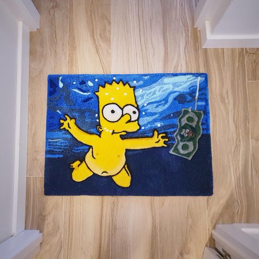 i always love making a the simpsons themed rug bart nirvana v0 iuaczm3qamsb1