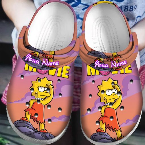 the simpsons movie poster 9 personalized name crocs clogs shoes comfortable for mens womens classic clog shoes g2auw