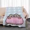 Decorative Bed Blankets Sofa Summer Cat Pusheenes Fleece Throw Blanket Nordic Bedroom Decoration Bedspread the Fluffy