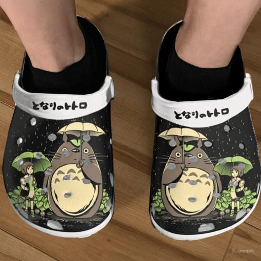 my neighbor totoro studio ghibli comfort crocs clog footwear essence art 8870 1ejwt