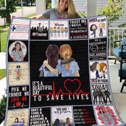 Grey’s Anatomy Blanket Quilt a1 CCHU