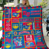 Kansas Jayhawks g1 Blanket Quilt TH21