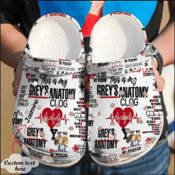 Grey’s Anatomy  Lover 3 Crocs CCHU