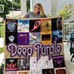 Deep Purple Blanket Quilt L21