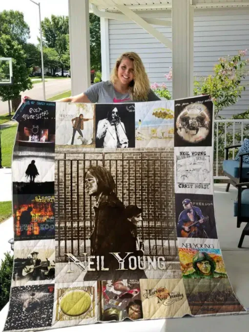 neil young quilt blanket for fans ver 1729mbdk