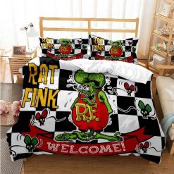 Rat Fink Quilt Bedding Set TR21