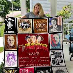 The Three Stooges Quilt Blanket TR21