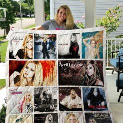 Avril Lavigne Blanket Quilt CCHU