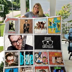 Elvis Costello Quilt Blanket TR21