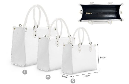 Ladies PU handbag white