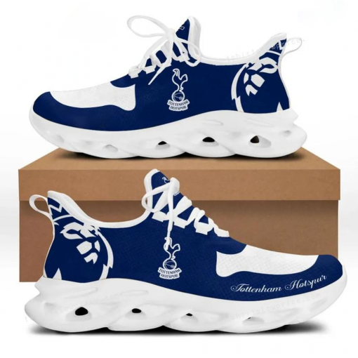 Personalize Tottenham Hotspur FC Navy Max Sole Sneakers Shoes 1