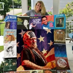 Willie Nelson Blanket Quilt TR21