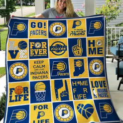 Indiana Pacers Blanket Quilt CCHU