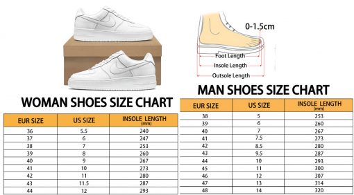 Air Force Size Chart