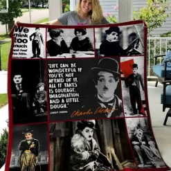 Charlie Chaplin Blanket Quilt TR21