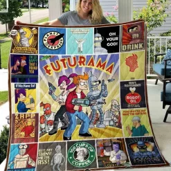 Futurama Quilt Blanket Quilt TH21