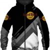 Hard Rock Cafe Zip Hoodie 3d L21