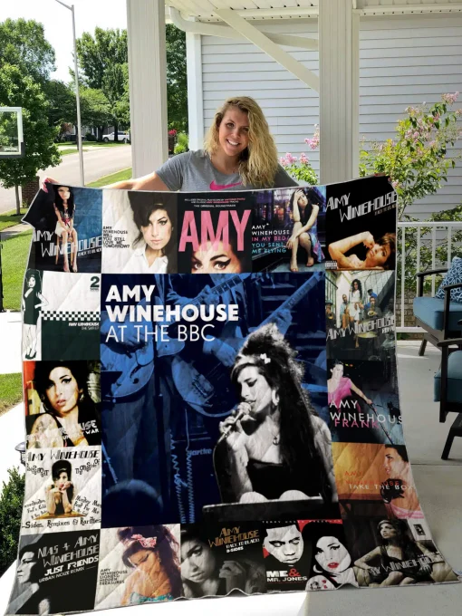 amy winehouse quilt blanket for fans ver 17 1621748812