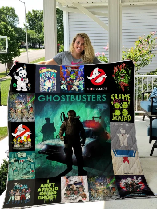 ghostbusters quilt blanket 6867