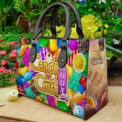 Candy Crush Leather HandBag TH21