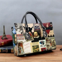 William Shakespeare Leather HandBag TH21