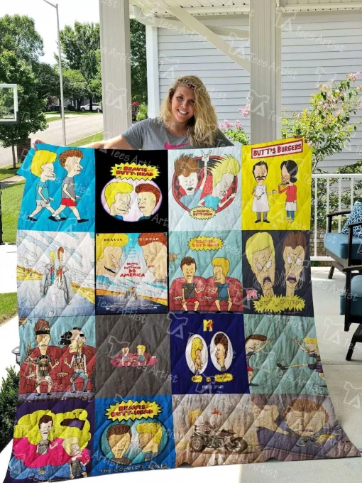 beavis and butt head tv series quilt blanket ydwhz