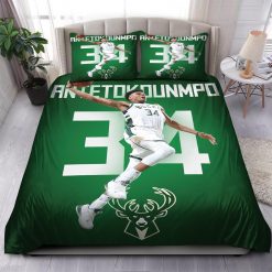 Giannis Antetokounmpo Quilt Bedding Set TR21