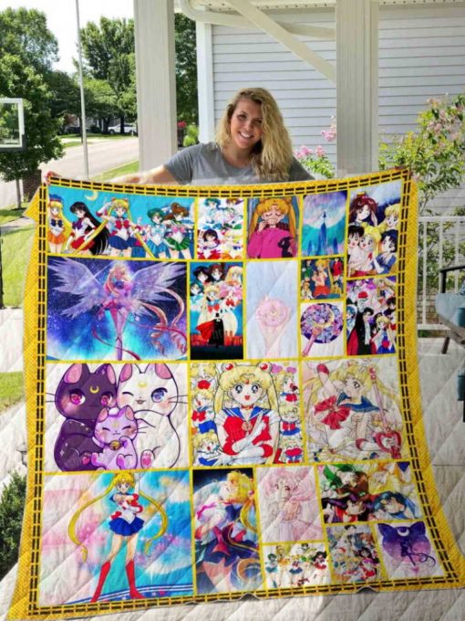 sailor moon quilt blanket13785