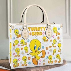 Tweety Bird Leather Hand Bag Rze1