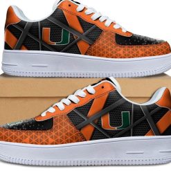 Miami Hurricanes 1g Air Force 1 Shoes L21