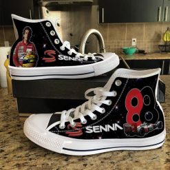 Ayrton Senna High Top Shoes L21