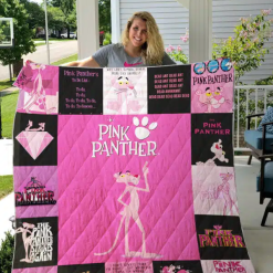 Pink Panther lover Blanket Quilt Rze1