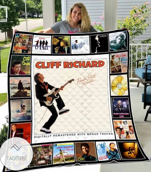 Cliff Richard Quilt Blanket