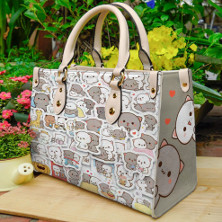 Peach and Goma a2 Leather Bag CCHU