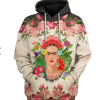 Frida Kahlo Hoodie Zip Hoodie 3D CCHU