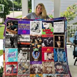 Elvis Costello Quilt Blanket TR21