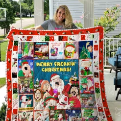 Merry Christmas Blanket Quilt TH21