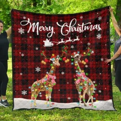 Merry Christmas a1 Blanket Quilt TH21