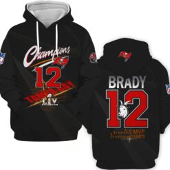 Tom brady Zip Hoodie 3D TH21