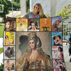 Elizabeth Taylor Blanket Quilt TH21