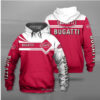 Bugatti Hoodie Zip Hoodie 3D TH21