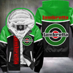 Lambretta Green Fleece Jacket 3D P20