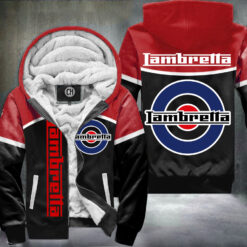 Lambretta Red Fleece Jacket 3D P20