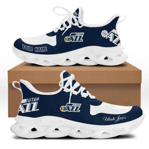 Utah jazz NBA custom name max soul sneaker