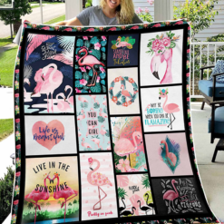 Flamingo Blanket Quilt TR21