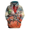 Gorillaz Hoodie Zip Hoodie 3D TH21