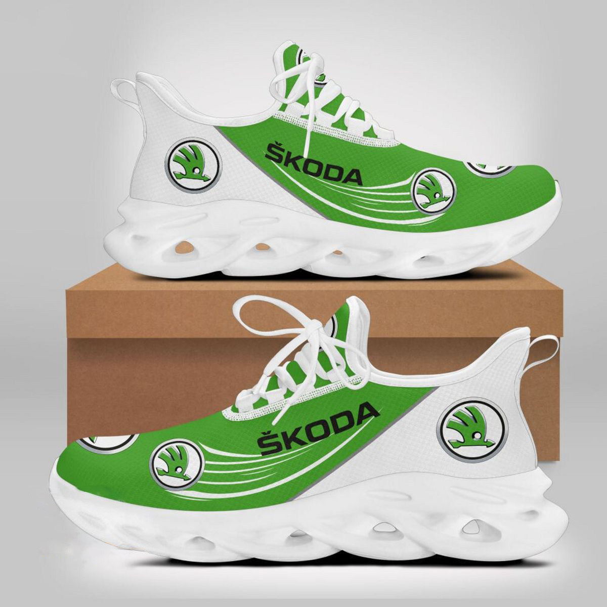 Skoda Trending Car Brand Premium Max Soul Shoes Skoda 4
